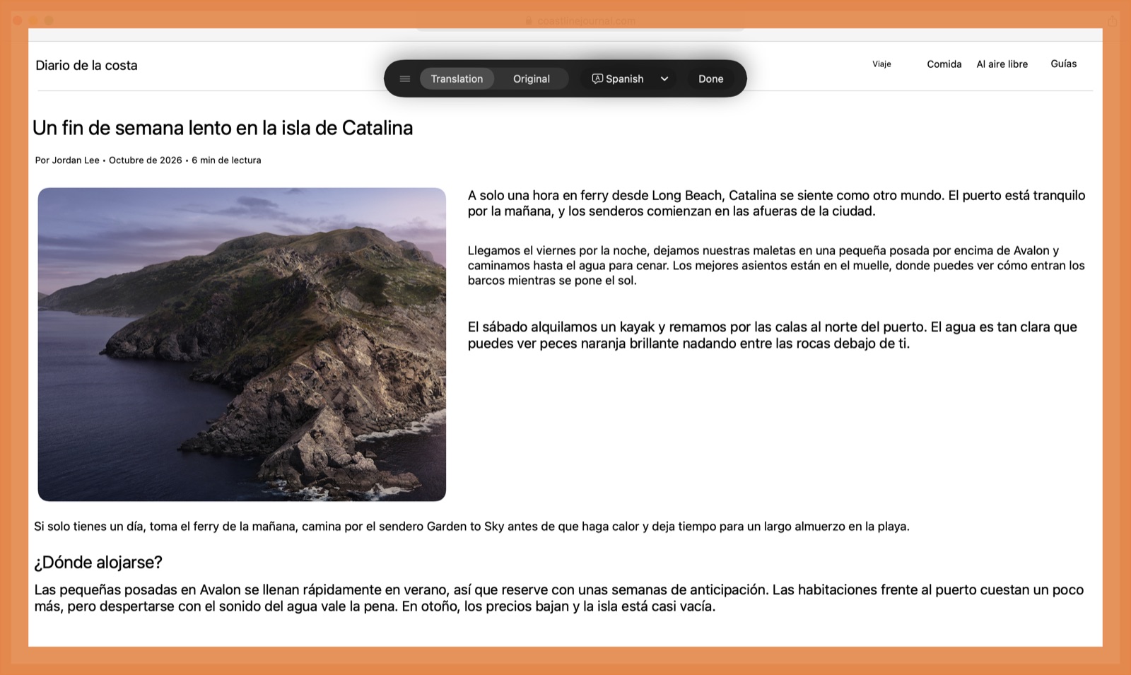 Un artículo en inglés traducido al español por Brow
